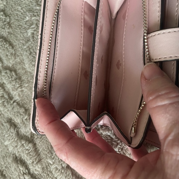 Kate Spade Pink Quilted Wallet - Picture 5 of 6